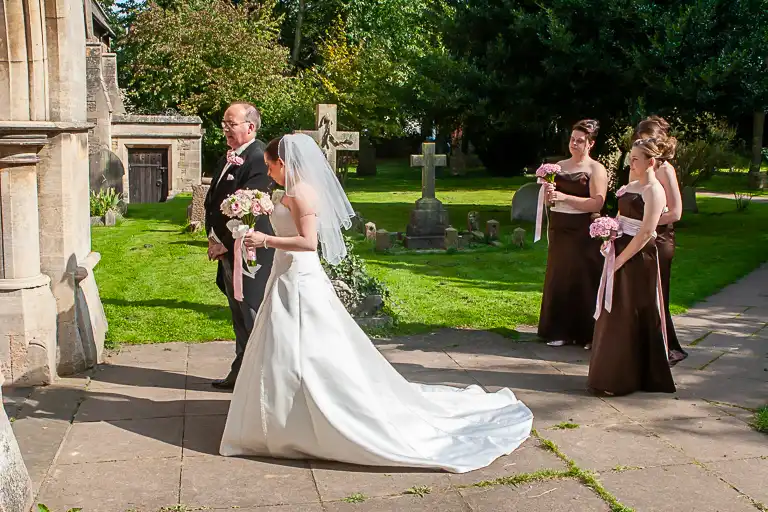 Wedding photography at Towcester Racecourse