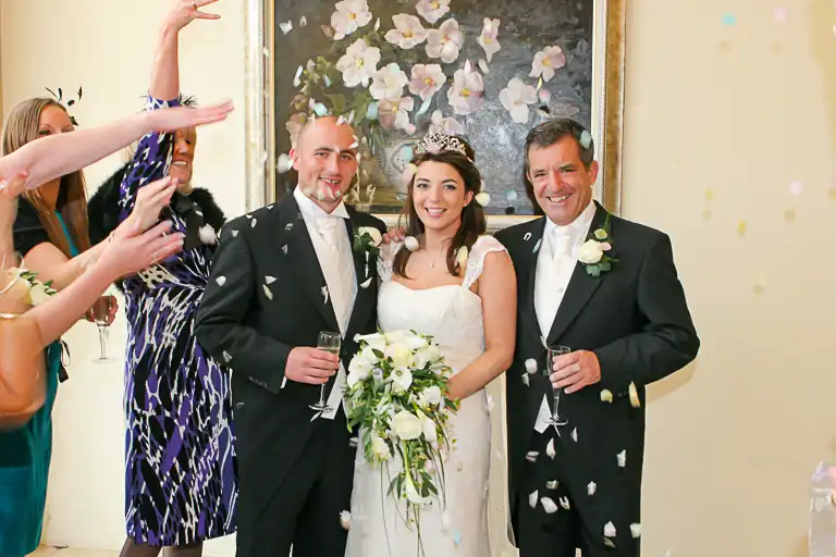 Wedding photography at at Whittlebury Park Hotel, Northamptonshire